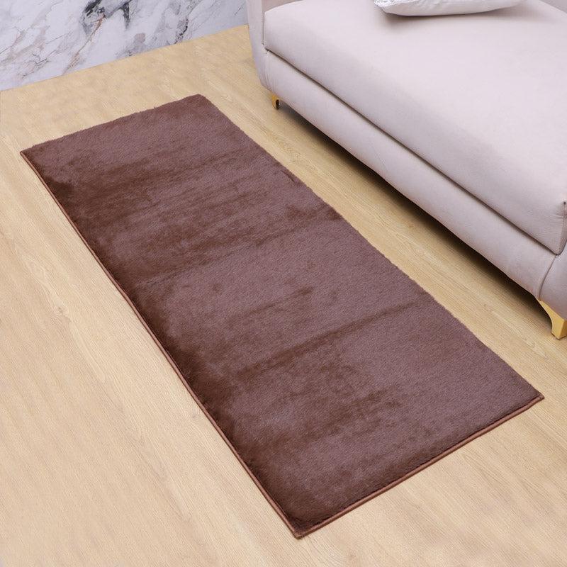 Ileva Anti Skid Bedside Runner - Brown